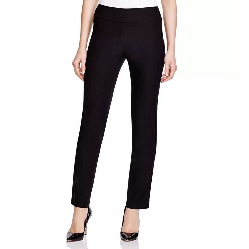 Nic + Zoe Womens Black Solid Slim Stretch Dress Pants. Size 0. NWOT. P